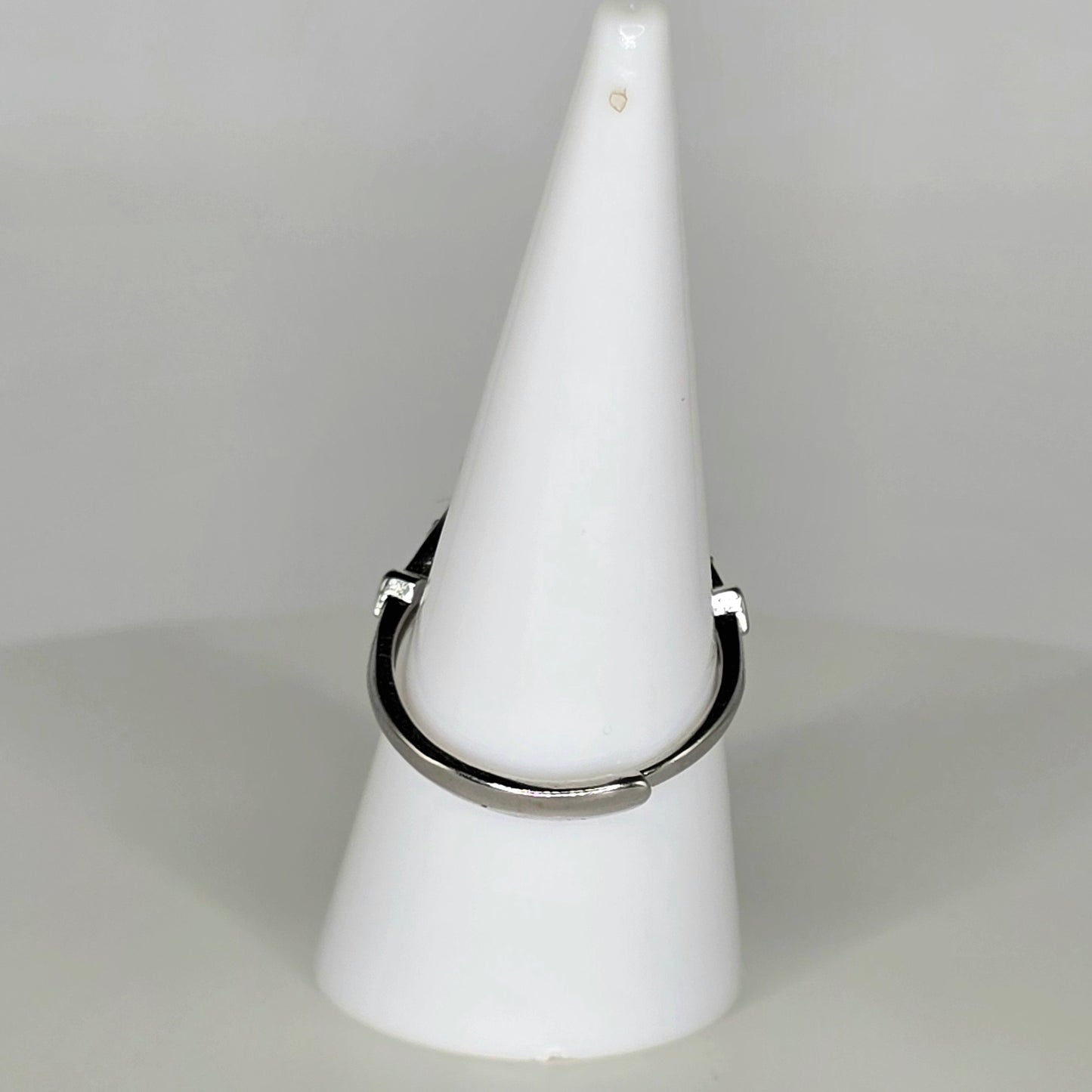 Pink Flame Brazil Pink Fluorite Adjustable Silver Ring