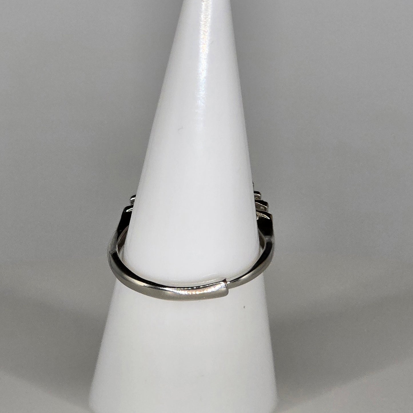 Aurora Wing Tourmaline Adjustable Silver Ring